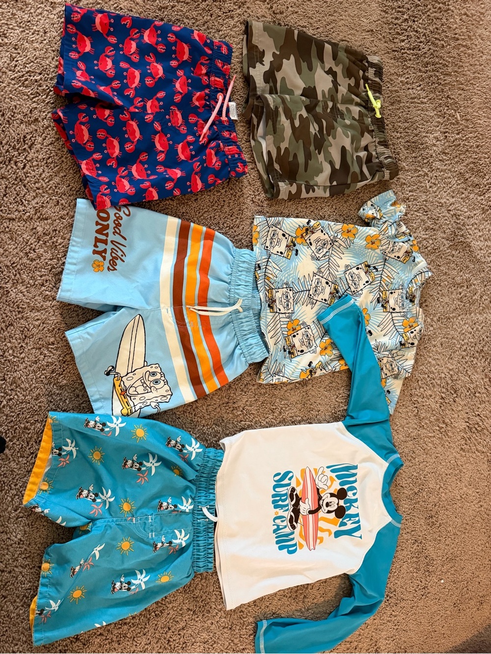 3T Boys Swimwear Lot – $18 for all ☀️🌊
